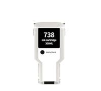 738 Ink Cartridge, Compatible For HP | T850 T950,300ML(MBK)