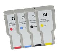 738 Ink Cartridge Compatible for HP738 DesignJet T950 T850 Printer