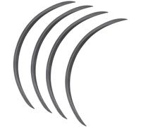 73cm Car Fender Flares Arch Wheel Eyebrow Guard Kit Mud Flaps Splash Guards Protector Anti-Scratch HGMGFYCX(4PCS)