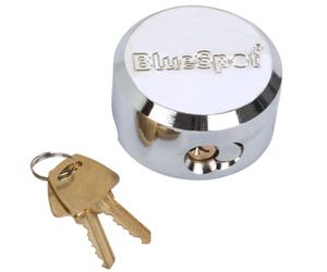 73mm Ø Shackleless Padlock & 2 Keys Garage Defender Padlock Round Replacement