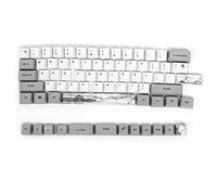 73pcs PBT Sublimation Keycaps, Universal Mechanical Keyboard PBT Keycap, Five-Sided Dyed 6064 Ink-Pattern DIY Mechanical/Optical Keycaps, Universal PC Parts for Mechanical Keyboard