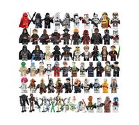 73Pcs Star Wars Luke & Yoda Kinsawa Commandos Mini Figures Set - Compatible with LEGO Blocks, Build & Display