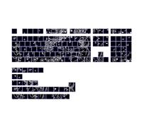 74/140Key Mechanical Keyboard Key Cap Side Print Translucent Anime Theme Original Height Design Anime Theme Key Cap
