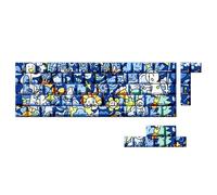 74 / 140Key PBTs Backlits Keycaps Graffiti Art Design Original Profile Side Engraved Keycaps for Mechanical Keyboards Mechanical