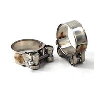 74-79mm T-Bolt Clamp 304 Stainless Steel Pipe Clamp Heavy Duty Hose Clamp (Pack of 2)