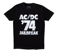 74 Jailbreak Band Logo T Shirt AC/DC Black XL