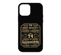 74 Years Of Being Awesome 74 Birthday Man Case for iPhone 12 mini