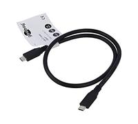 74182 cable USB 4.0 USB C male, both sides 0.5 m black 40 Gbps Goobay
