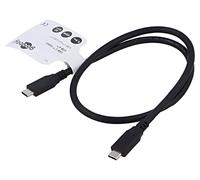 74190 cable USB 4.0 USB C male, both sides 0.5 m black 40 Gbps Goobay