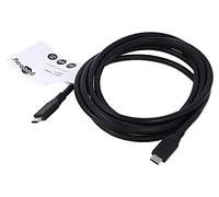 74193 cable USB 4.0 USB C male, 2 m black 40 Gbps Goobay on both sides