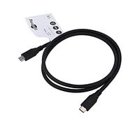 74195 cable USB 4.0 USB C male, 1 m black 20 Gbps on both sides Goobay