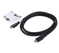 74196 cable USB 4.0 USB C male, both sides 1.5 m black 20 Gbps Goobay