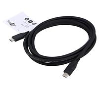 74202 cable Thunderbolt 3, Thunderbolt 4, USB 3.2 2m black 10Gbps Goobay