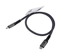74210 cable USB 4.0 USB C male, both sides 0.5 m black, grey Goobay