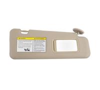74320-48500-B0 For Highlander 2008-2013 Car Sun Visor with Vanity Mirror Cover Plate For Blocking Sunlight(Right Side/Beige)