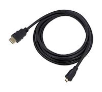 74434 Cable HDMI plug, micro HDMI plug PVC L: 3m black Goobay
