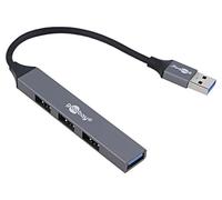 74456 Hub USB A Female x4,USB A Male USB 2.0,USB 3.2 PnP Goobay