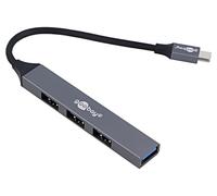 74457 Hub USB A Female x4,USB C Male USB 2.0,USB 3.2 PnP Goobay