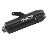 74509RB - Exhaust Muffler Arrow Rebel Stainless Steel Dark Yamaha XSR 700 (21)