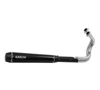 74512RB - Full Exhaust Arrow Rebel Dark Kawasaki Vulcan S 650 (21-22)