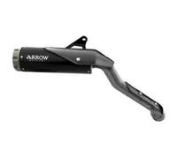 74513RBA - Full Exhaust Arrow Rebel Dark Stainless Steel Honda CL 500 (23)