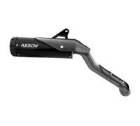74513RBN - Full Exhaust Arrow Rebel Dark Stainless Steel Honda CL 500 (23)