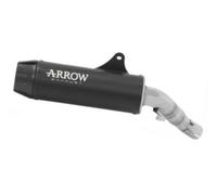 74517RB - Exhaust Muffler Arrow Rebel Nichrom Dark Honda CMX 1100 Rebel (25-26)