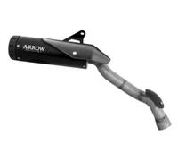74519RB - Exhaust Muffler Arrow Rebel Dark Stainless Steel Honda CL 500 (25-26)