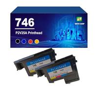 746 P2V25A Printhead Compatible For HP DesignJet Z6 / Z9 Large Format Printer,746-2 PACK