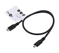 74698 cable USB 3.2 USB C male, both sides 0.5 m black 5 Gbps Goobay