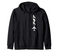 747 Airliner Plane For Avgeeks Zip Hoodie