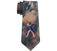 747 Dabbing Uncle Sam Fireworks Sub Tie Formal Wedding Tie Elegant Neck Tie For Gift Men Work
