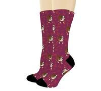 747 Men Women Office Socks English Bulldog Gifts Bulldog Sports Socks Anti Blister Athletic Crew Socks Thick Crew Sports Socks For Hiking Cycling Climbing