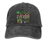 747 Women Men Cowboy Cap It's Not Hoarding If It's Plants Plant Lover Funny Gardening Gardener Sports Hat Casual Denim Cap Classic Snapback Cap for Fishing Sport Outdoor