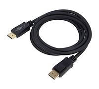 74744 cable Displayport plug, PVC L on both sides: 2 m black Goobay