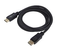 74745 cable Displayport plug, both sides PVC L: 3m black Goobay