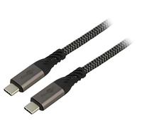 74776 cable Thunderbolt 3, Thunderbolt 4, USB 4.0 1.5m black, grey GOOBAY