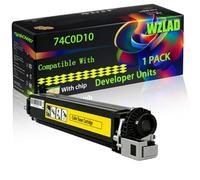 74C0D10 Compatible for Lexmark Developer Units with Chip CS720de CS720dte CS725de CS725dte CX725de Printers (1 Pack Yellow)