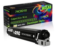 74C0D10 Compatible for Lexmark Developer Units with Chip CS720de CS720dte CS725de CS725dte CX725de Printers (1 Pack Black)