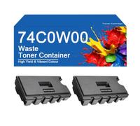 74C0W00 Waste Toner Bottle Replacement for Lexmark CS720de CS720dte CS725de CX725de CX725dhe Printer,74C0W00-2Set