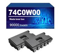 74C0W00 Waste Toner Box Compatible For Lexmark CS720de CS720dte CS725de CX725de CX725dhe CX725dthe Printer, High Yield 90000 Pages,74C0W00-2 pack
