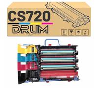 74C0ZK0 74C0ZV0 Drum Unit Compatible for Lexmark CS720 CS725 CX725 CS720de CS725de CX725de Printers, Drum Cartridge/Imaging Unit, Vibrant Colors 4*colors