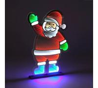 74cm LED Infinity Standing Santa Christmas Decoration IF04695