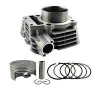 74mm STD Bore Size Air Cylinder Block And Piston Rings Kit Fits YBR250 YS250 2007 2008 2009 XT250 1YB 2013 2014 2015 Models Compatible With Standard Engine Parts