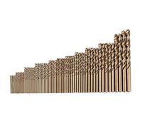 74PCs M35 Cobalt Drill Bit Set HSS-CO Twist Drill Bits 1.0-8.0mm High Precision Tools for Stainless Steel Cast Iron Sheet Metal