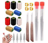 74PCS SewBuddy Sewing Kit, Wondolla Sewing Kit, Sewbuddy Portable Handmade Repair Set, Big Eye Steel Sewing Needles Kit, Multifunctional Portable Sewing Accessories for Beginners and Professionals