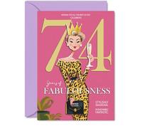 74th Birthday Cards for Women, Years Of Fabulousness
