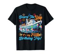 74th Birthday Cruise Vacation 74 Years Old Ship Lover T-Shirt