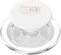 74th Birthday Gifts For Men September 1951 74 Year Old Bday PopSockets PopGrip for MagSafe