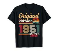 74th Birthday Man Woman 74 Years 1951 Decoration Fun T-Shirt